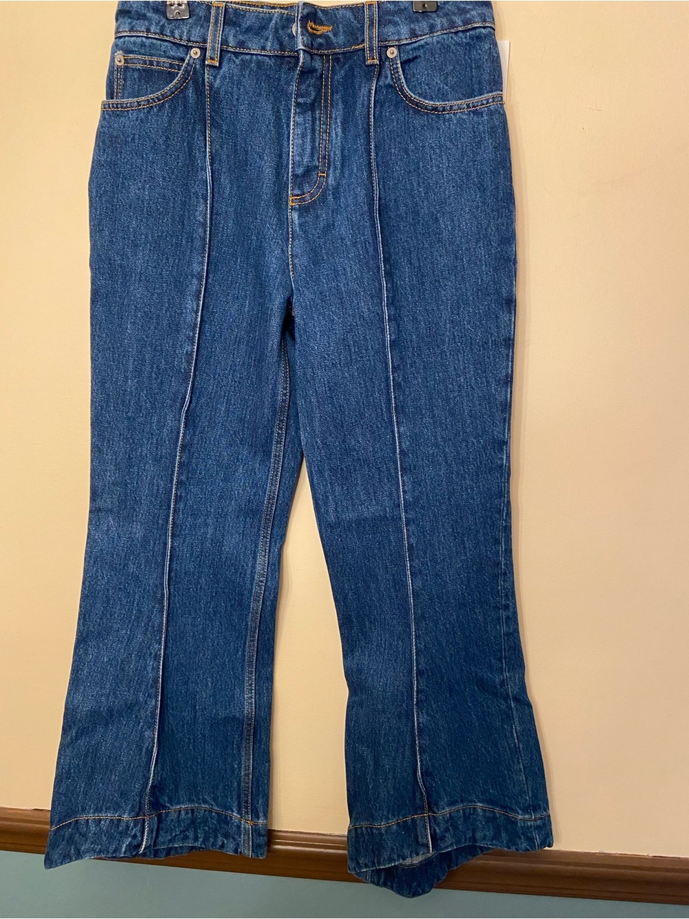 Bally Blue Denim Wide-Leg Jeans